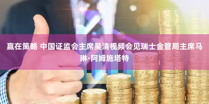 赢在策略 中国证监会主席吴清视频会见瑞士金管局主席马琳·阿姆施塔特