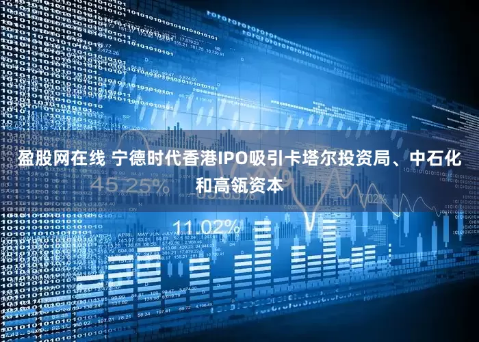 盈股网在线 宁德时代香港IPO吸引卡塔尔投资局、中石化和高瓴资本